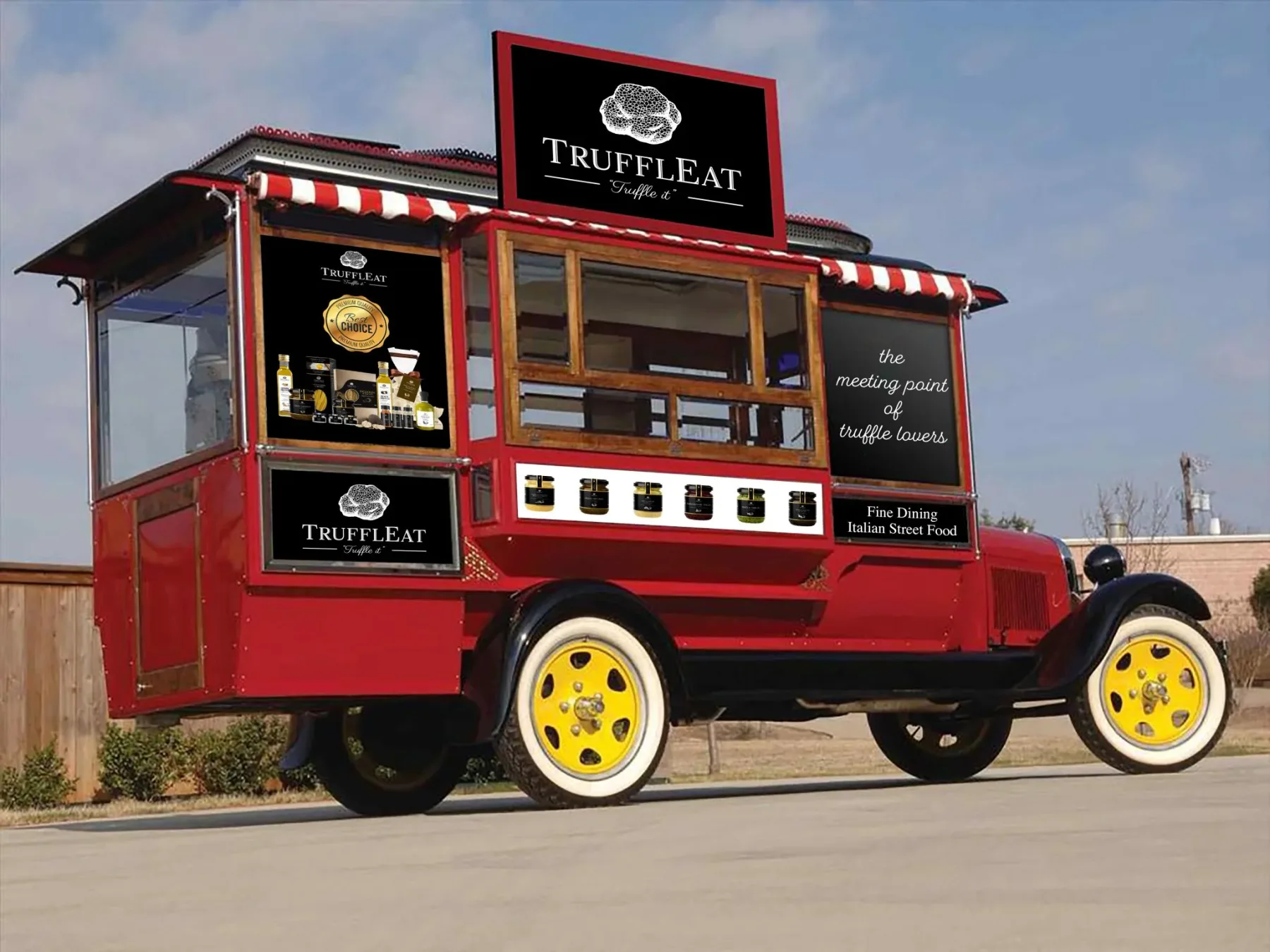 Concept di food truck TruffleEat