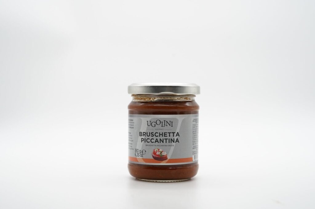 Bruschetta piccantina, salsa di pomodoro piccante senza glutine 180 gr — immagine prodotto 3