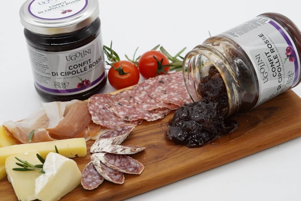 Confit di cipolle rosse all’aceto balsamico di Modena IGP senza glutine 220 gr — immagine prodotto 2