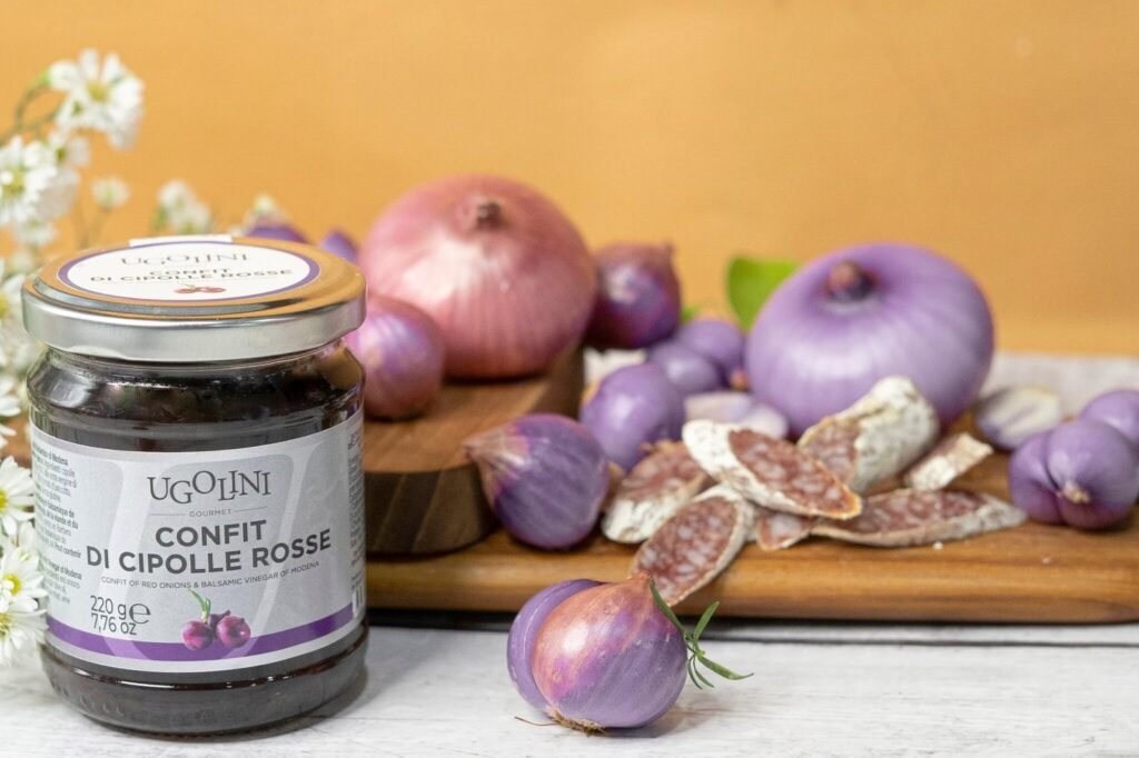 Confit di cipolle rosse all’aceto balsamico di Modena IGP senza glutine 220 gr — immagine prodotto 11