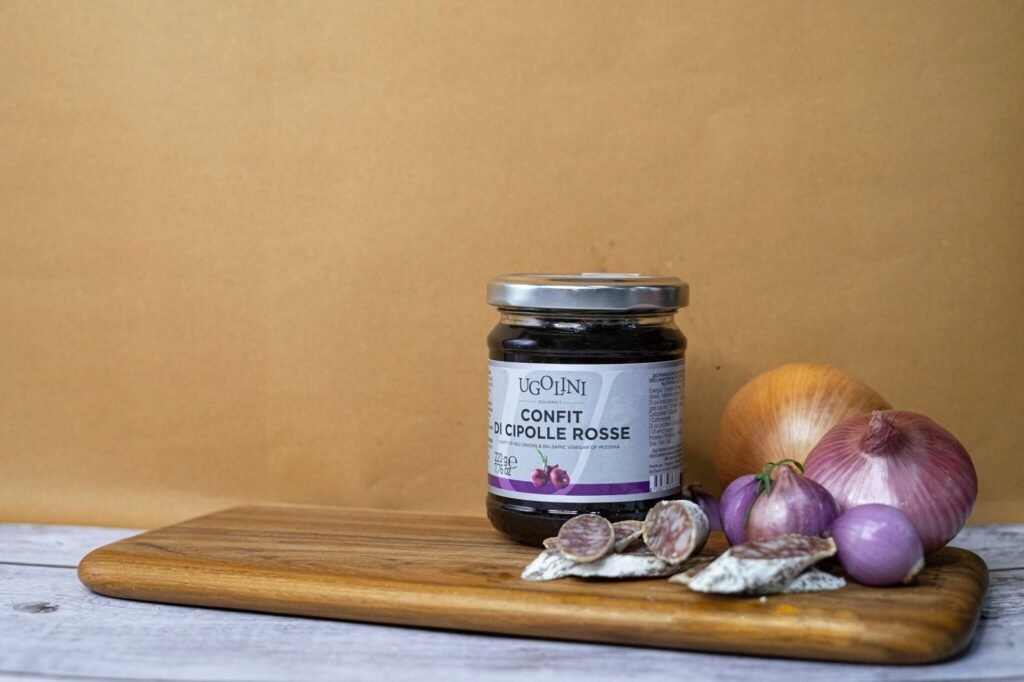 Confit di cipolle rosse all’aceto balsamico di Modena IGP senza glutine 220 gr — immagine prodotto 12