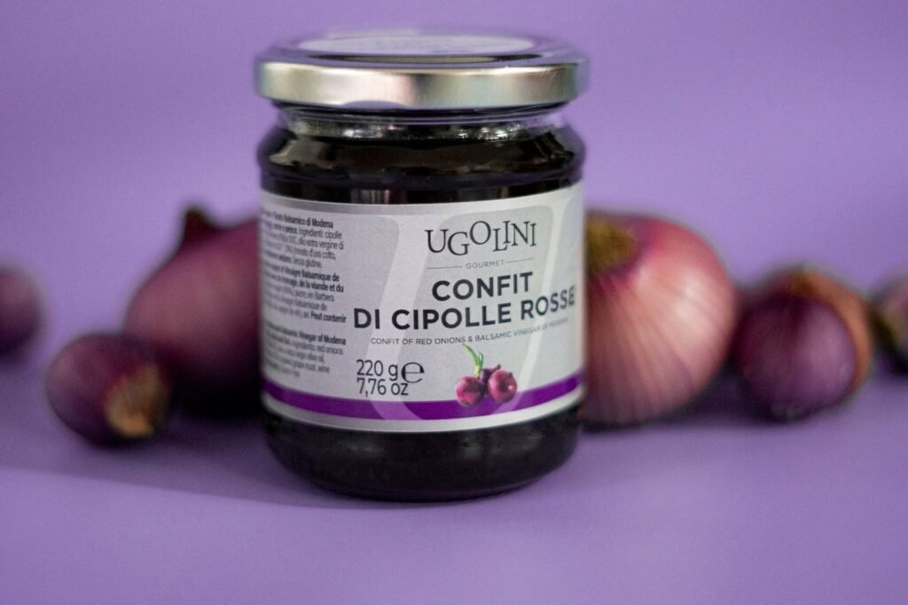 Confit di cipolle rosse all’aceto balsamico di Modena IGP senza glutine 220 gr — immagine prodotto 13