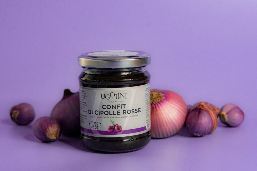 Confit di cipolle rosse all’aceto balsamico di Modena IGP senza glutine 220 gr — immagine prodotto 14