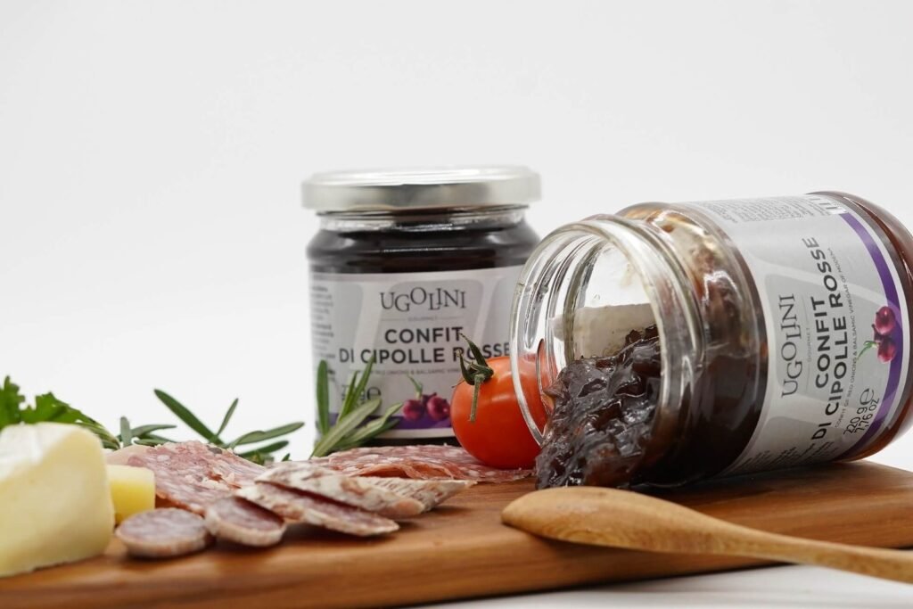 Confit di cipolle rosse all’aceto balsamico di Modena IGP senza glutine 220 gr — immagine prodotto 4