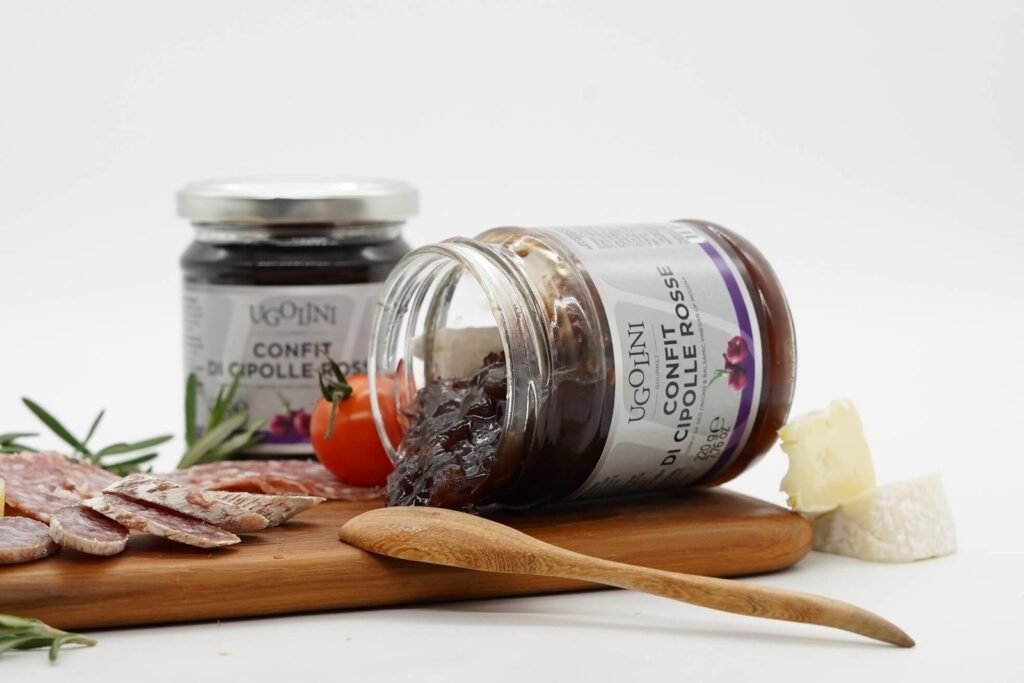 Confit di cipolle rosse all’aceto balsamico di Modena IGP senza glutine 220 gr — immagine prodotto 5