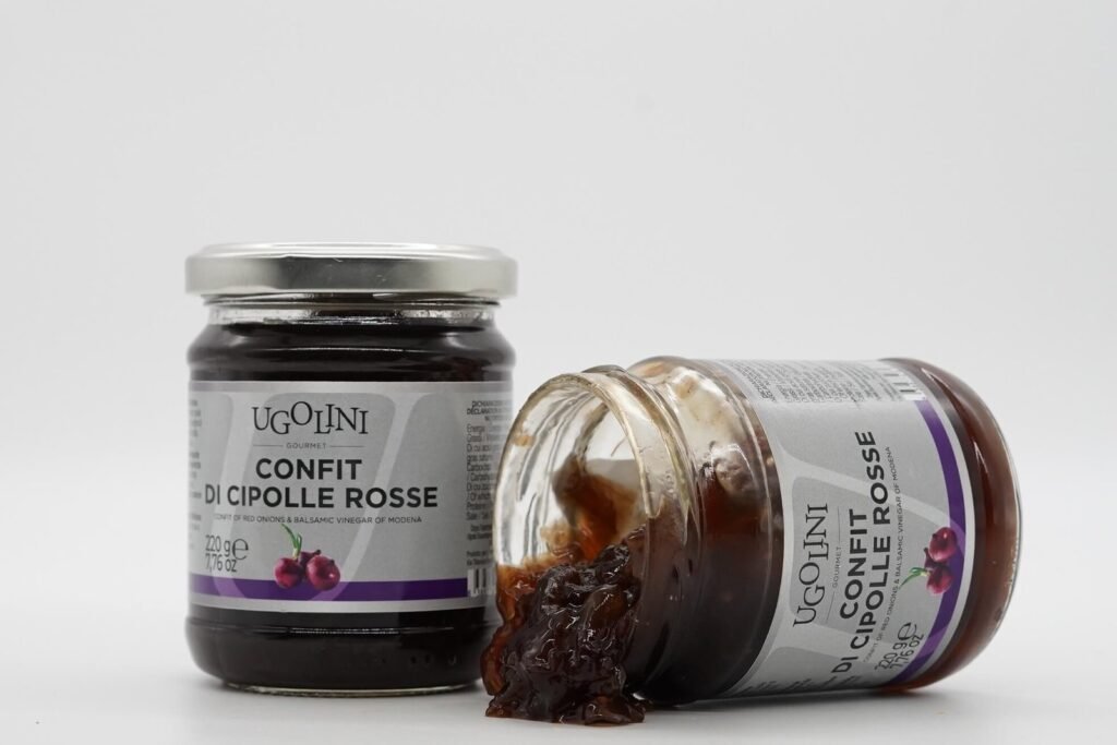 Confit di cipolle rosse all’aceto balsamico di Modena IGP senza glutine 220 gr — immagine prodotto 9