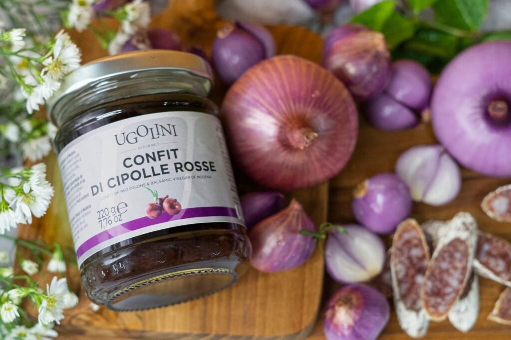 Confit di cipolle rosse all’aceto balsamico di Modena IGP senza glutine 220 gr — immagine prodotto 10