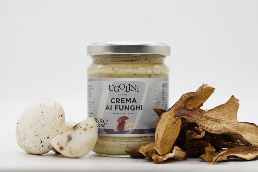 Crema ai funghi porcini e champignon senza glutine 180 gr