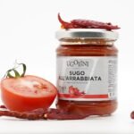Sugo all’arrabbiata, salsa di polpa di pomodoro senza glutine 180 gr