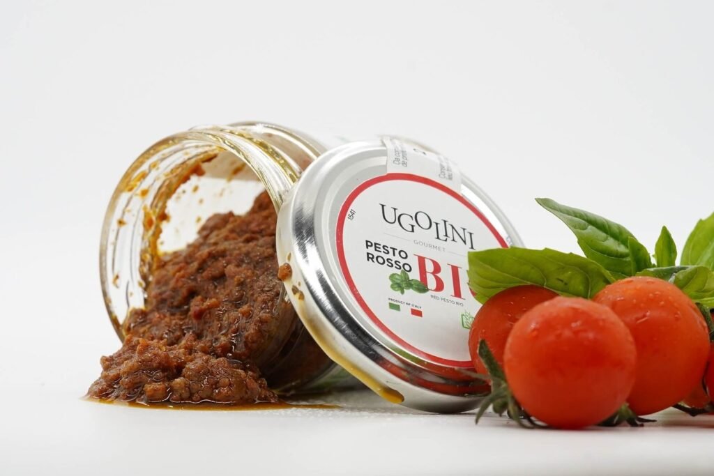 Pesto rosso bio senza glutine 180 gr — immagine prodotto 2