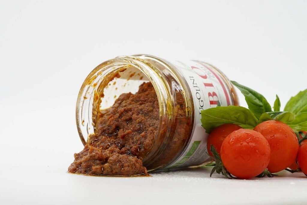 Pesto rosso bio senza glutine 180 gr — immagine prodotto 3