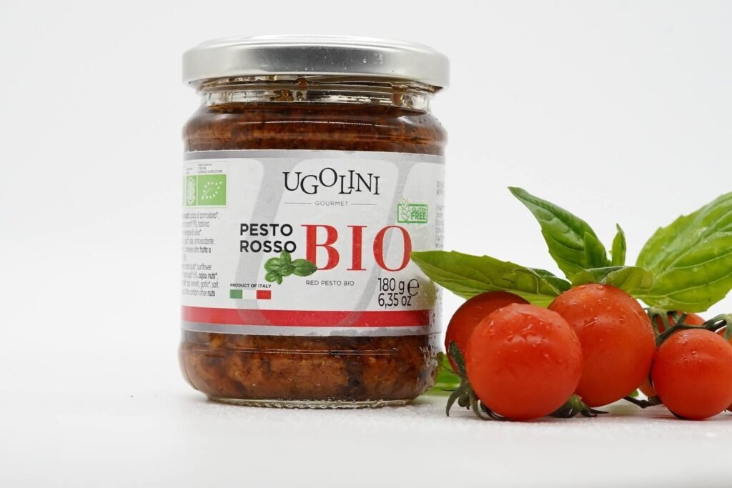 Pesto rosso bio senza glutine 180 gr — immagine prodotto 4