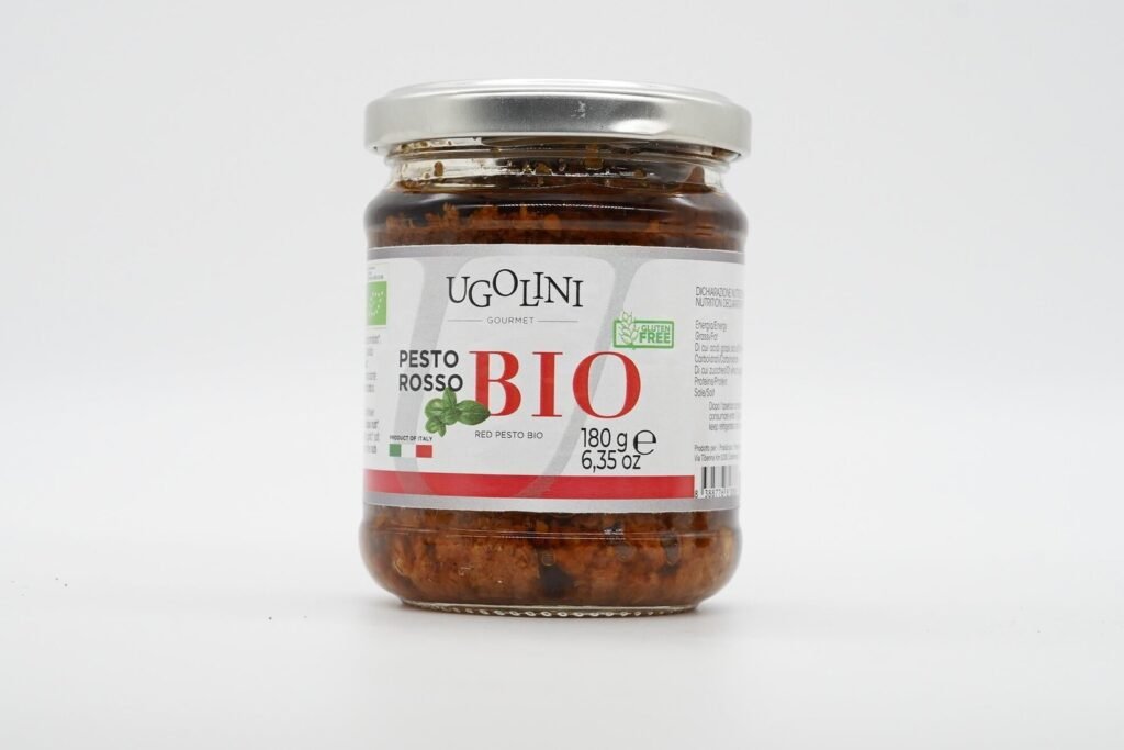 Pesto rosso bio senza glutine 180 gr — immagine prodotto 5