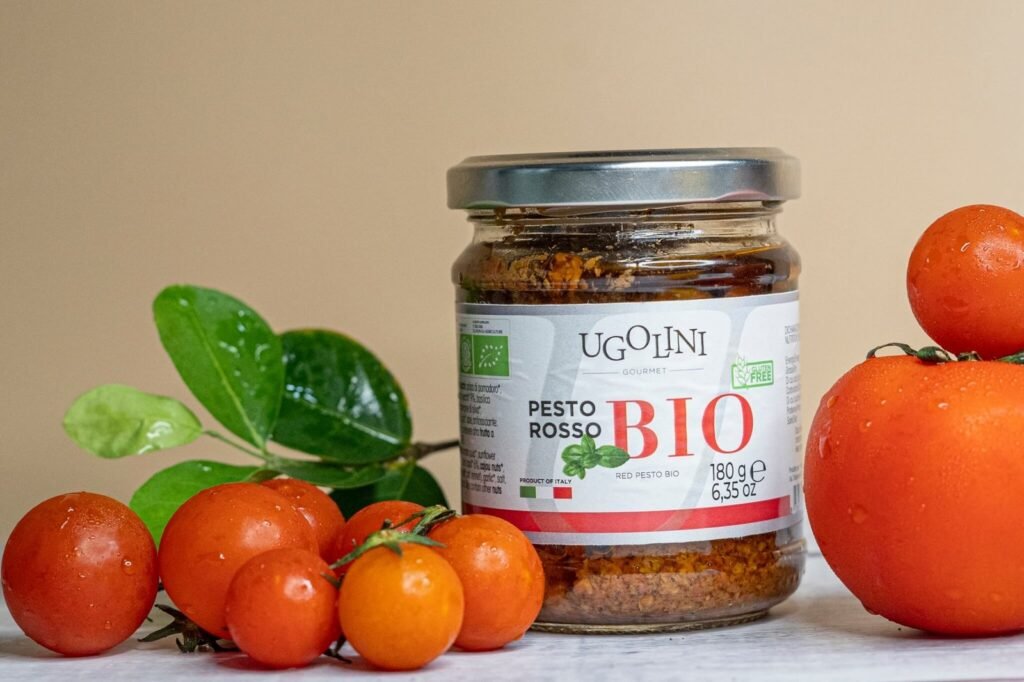 Pesto rosso bio senza glutine 180 gr — immagine prodotto 6
