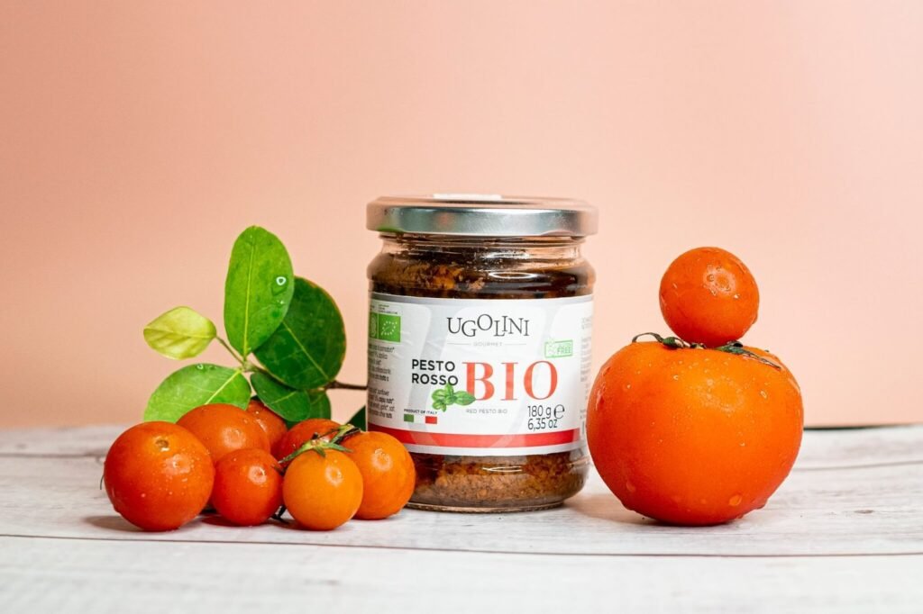 Pesto rosso bio senza glutine 180 gr — immagine prodotto 7