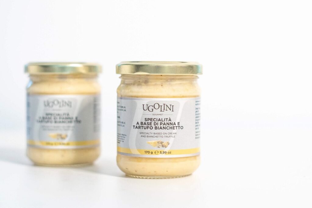 Crema a base di panna e tartufo bianchetto senza glutine 170 gr — immagine prodotto 3