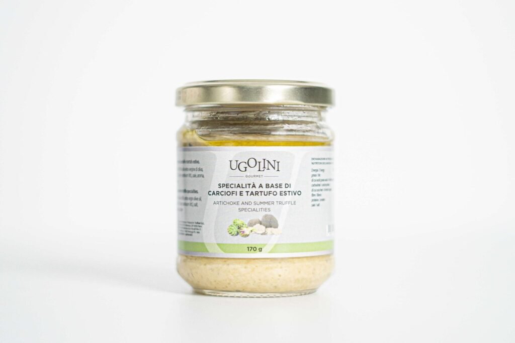 Crema di carciofi e tartufo nero estivo senza glutine 170 gr — immagine prodotto 2