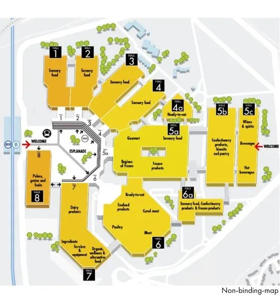 SIAL Paris 2026 floor plan